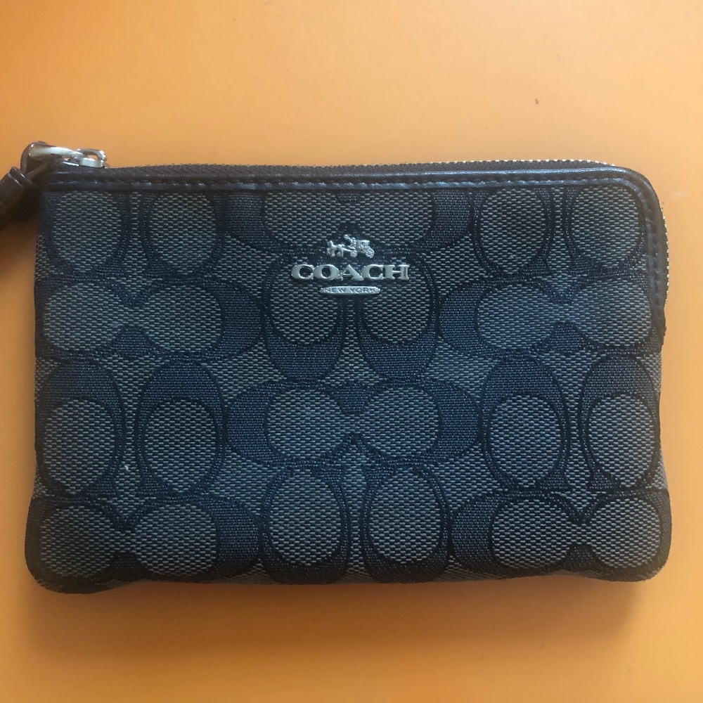Coach Logo Wristlet